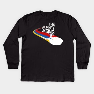 Enterprise - The Journey Begins Kids Long Sleeve T-Shirt